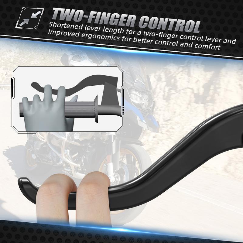 Motorcycle 2 Finger Shorty Clutch Lever for KTM 1290 Super Adventure R/S 1290 SAR SAS 2021 2022 2023 2024