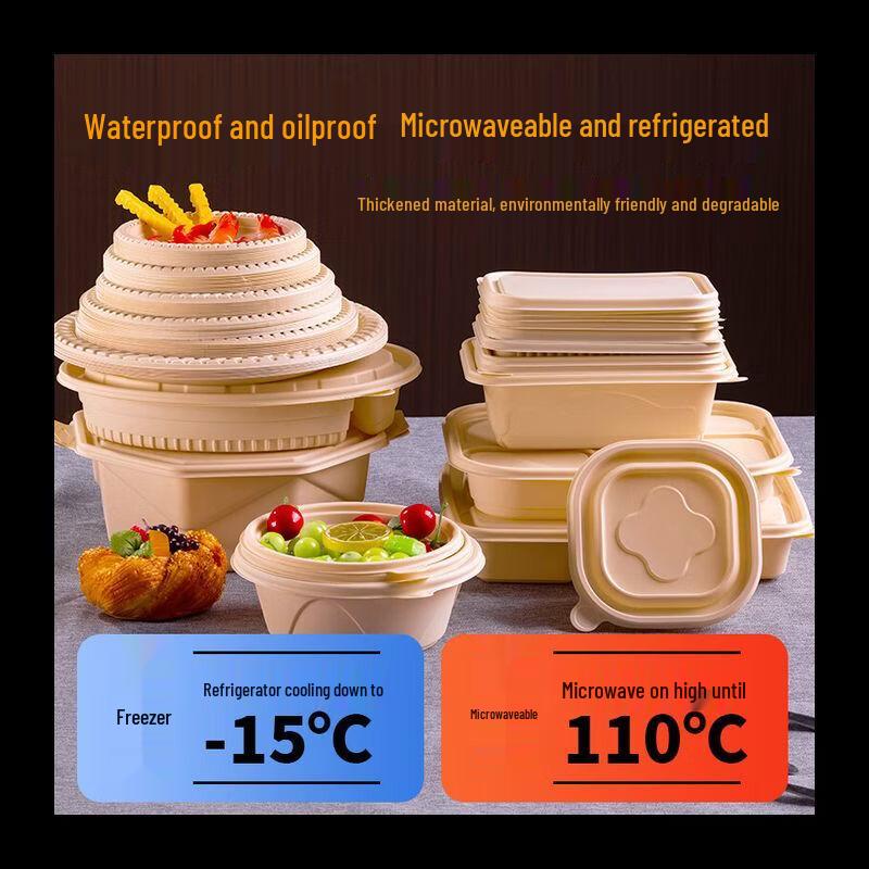 Shenghua Heyiyuan Biodegradable 3-Compartment Rectangular Food Container Insert (1.5L)