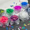 Aurora Borealis Reflective Crushed Diamond Nail Art Sequins Glitter Crystal Explosion 