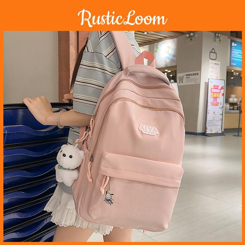 Campus Casual Simple Backpack With Lightweight Design For Travel Or Use Daily