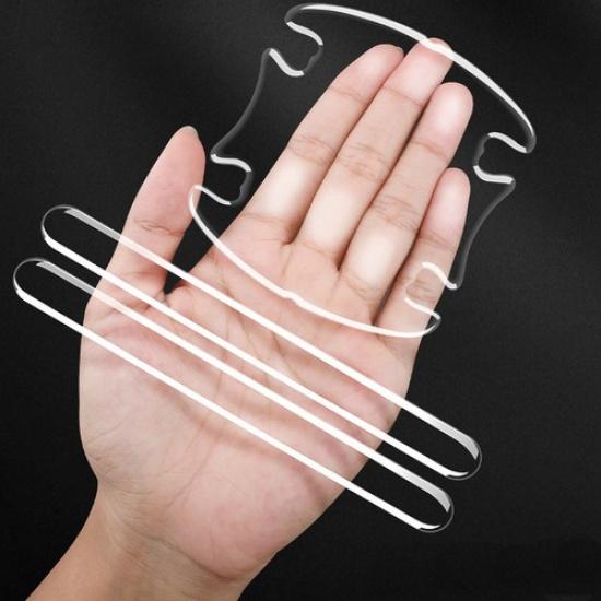 8x Invisible Car Door Handle Protector Cover Anti collision Sticker Accessories