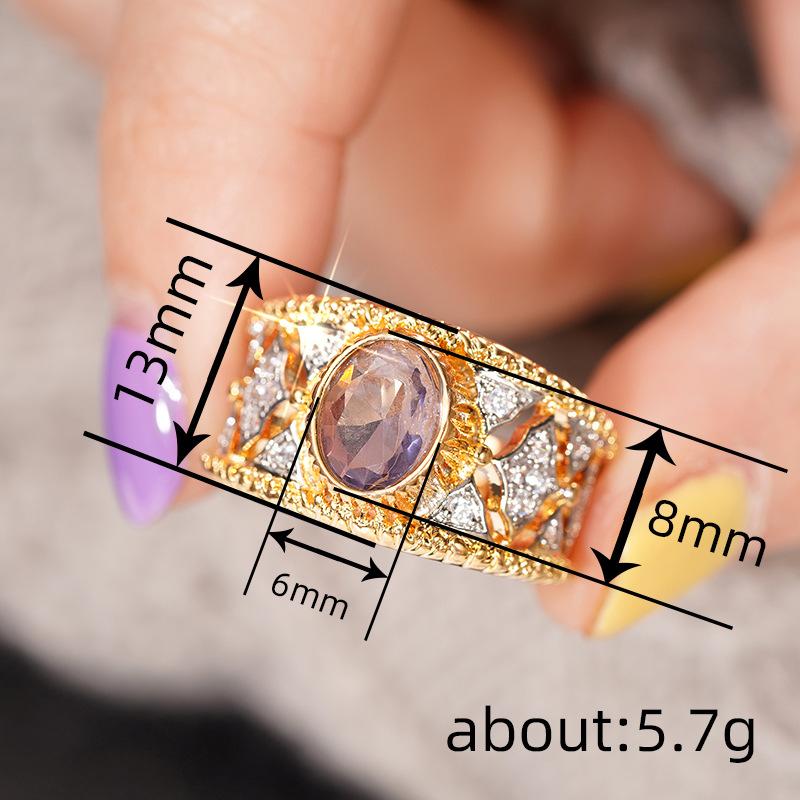 Luxury Light Luxury Ring For Women, Fashionable And Elegant High-End Single Ring, Exotic Jewelry.