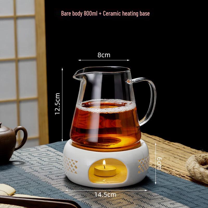 Hammered High Borosilicate Glass Tea Pitcher