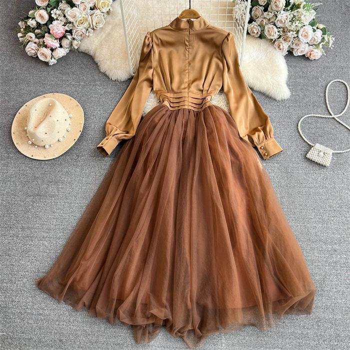 Купить Винтажное платье в дворцовом стиле, элегантное сетчатое пышное ...