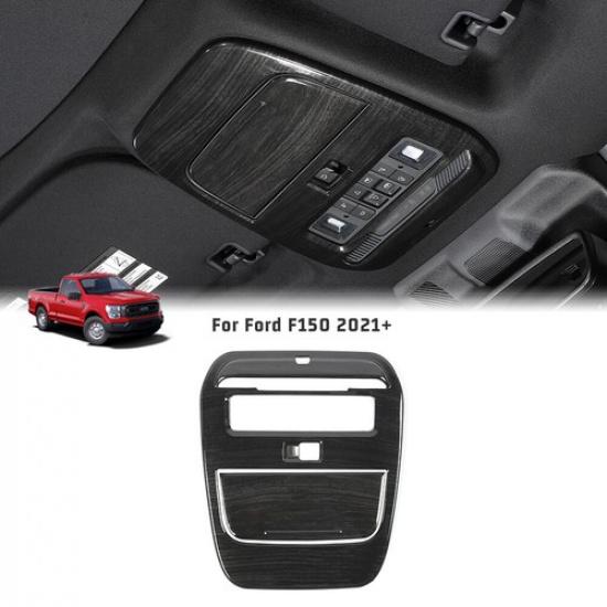 Bil Taklampa Panel Cover Trim För Ford F150 21+ Svart Trä