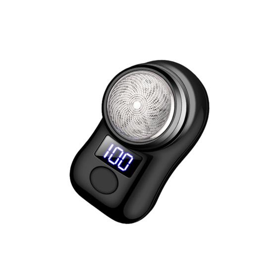 Mini Men Electric Shaver, LED Display Waterproof Wet And Dry Pocket Size Razor, USB Rechargeable Cordless Beard Trimmer
