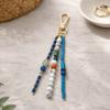 DIY Handmade Bead Keychain Hanging Decoration Car Key Ring Fashion Bag Keychain  Jewelry Gift