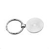 Sleek Rescue Firefighter Emblem Keychain Gemstone Zinc Alloy Key Ring For Men And Women