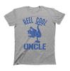 Reel Cool UNCLE T-Shirt Mens  Fishing Christmas Gift For Fisherman Fish