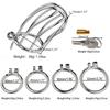 Male Chastity Device Metal Cock Cage Erotic Urethral Lock Sex Toys For Men Bondage Belt Penis Ring Adult Toy
