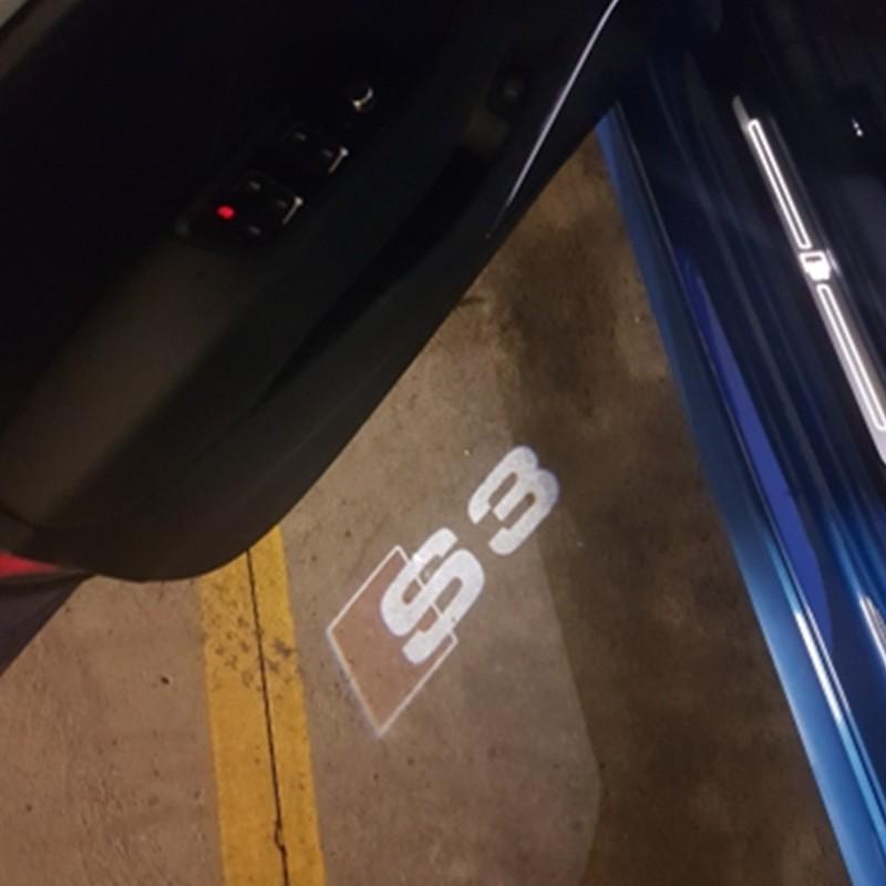 2x LED porte de voiture Logo lumière 3D porte de voiture courtoisie bienvenue lampe Logo Laser projecteur lampe