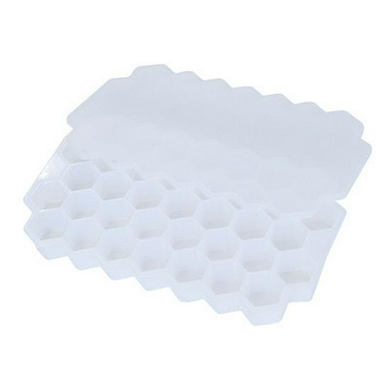 Silicone Ice Cube Mold Set: Long Strip, 6 Squares, 6 Balls, 15 Grids, 37 Grids, Skull Shapes with Lid.