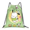 Custom P-Pochaccoes Drawstring Backpack Bags Women Men Lightweight Dog Cartoon Gym Sports Sackpack Sacks for Training