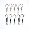 8Pcs for Hanging Wind Spinners Wind Chimes Crystal Twisters Party Tools Swivel Hooks Clips Kitchen Bedroom Rotating S Hooks