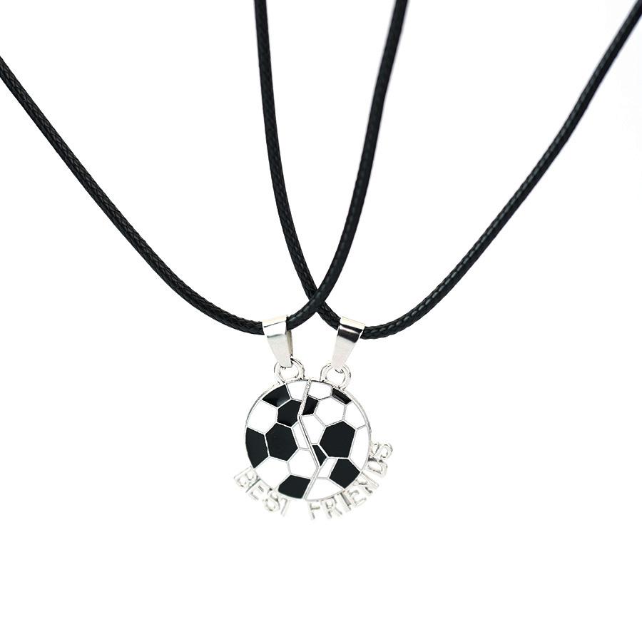 

New Matching Best Friend Necklace Men Women 24 Inches Long Distance Attract Pendant Collar Sports Enthusiasts Neck Accessories