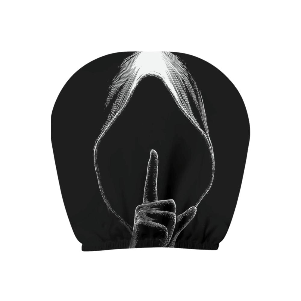 2 Pcs Ghost Car Headrest Covers Halloween Accessories Car Interior Decor Halloween