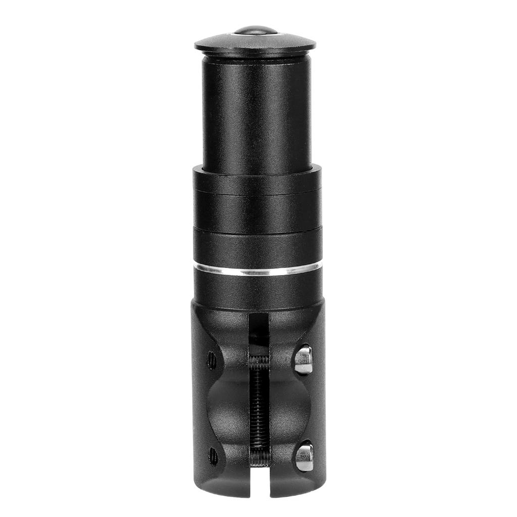 Bike Fork Stem Extension Handlebar Adapter, 28.6mm Aluminum Alloy with 50x10mm Joint for 3.1 Inch Height Increase