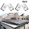 Garden Home Film Middle Clamp Solar Panel Light Weight Sliver 80*46*28.6mm Aluminum Alloy High Quality Material