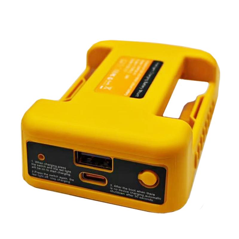 

Li-ion Battery Parts Adapter For 20V DCB200 For 18V BL1830 Lithium Batteries Case Type C USB Power Bank Charger