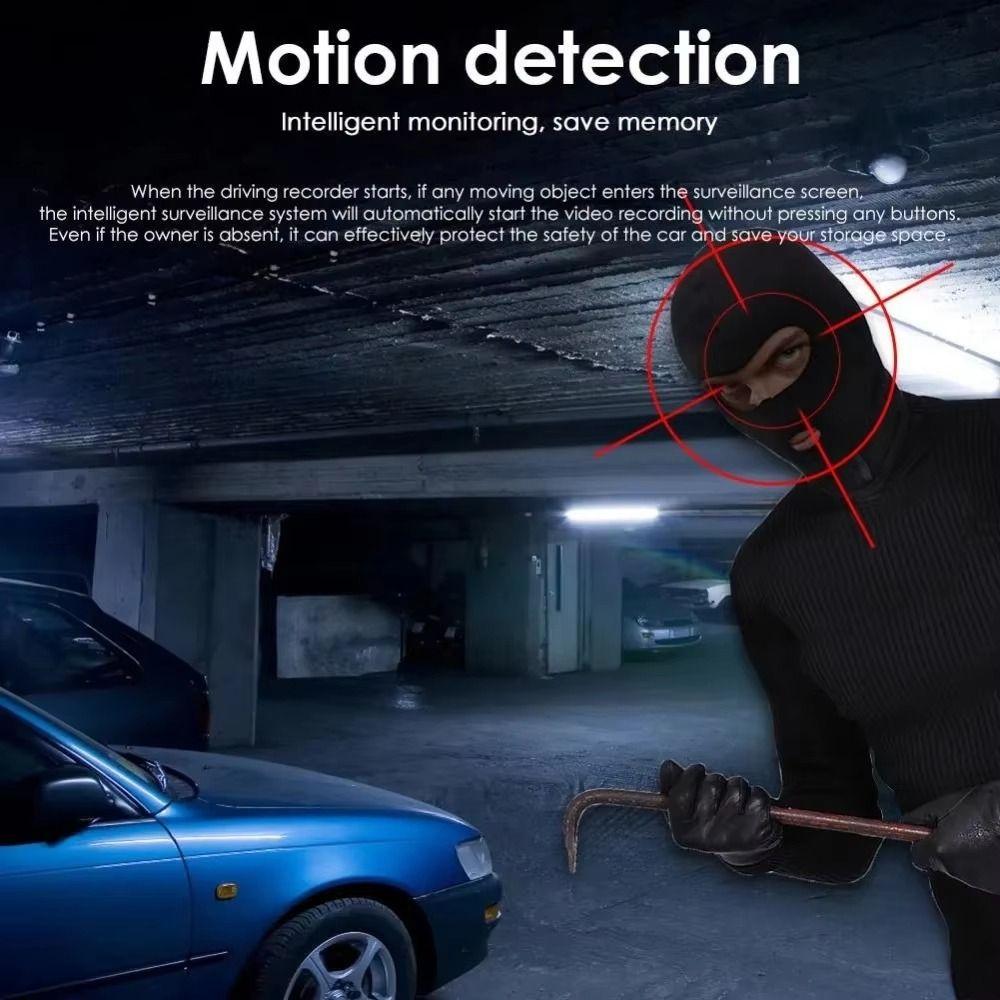 Front/ Rear/ Left/Right Car Night Vision Tachograph Quad-record HD 1080P Driving Recorder  Inside