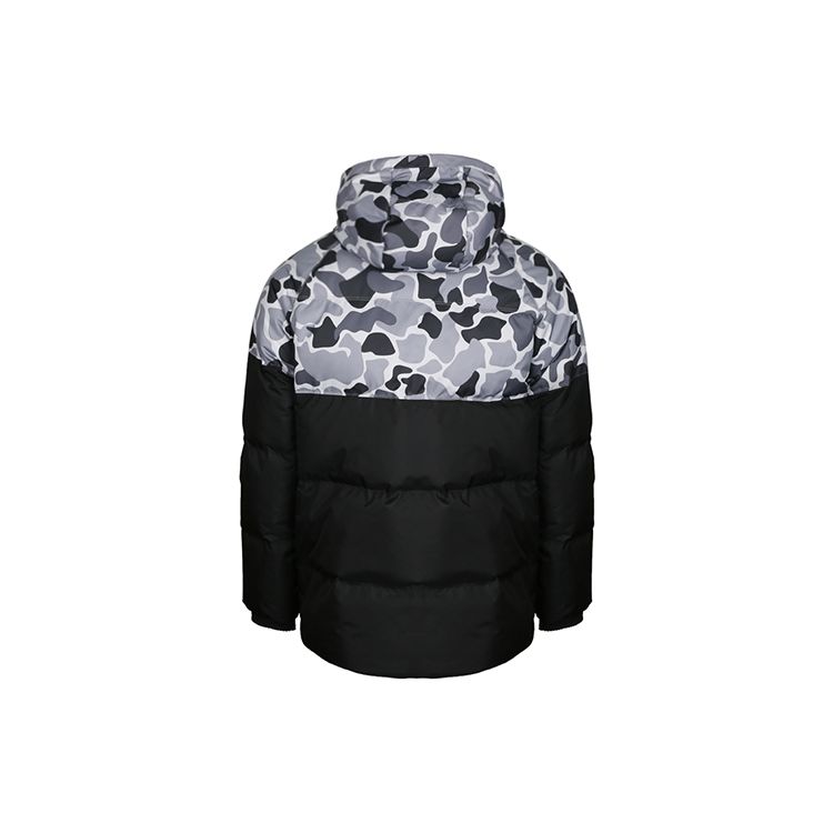 adidas Originals Color Block Reversible Hooded Down Jacket Men Outerwear Black DP8551
