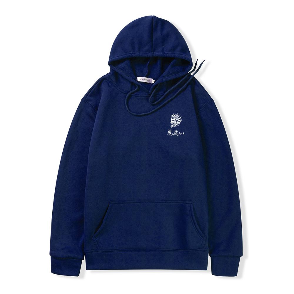 New Hoodie Brand Clothing Casual Hooded Men Fashion Sweatshirts Fleece Oversized Loose Streetwear