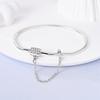 Original Copper-plated S925 Silver Bracelet Clover Dream Catcher Snake Bone Chain Pendant American Bracelets