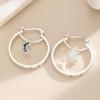 Luxury Moon Sun Design Double Layered Ear Cuffs for Women - Exquisite and Fashionable