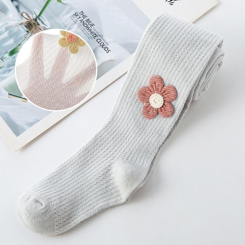Girls' Pantyhose Mesh Tights White Stockings Baby One-piece Socks Children's Leggings