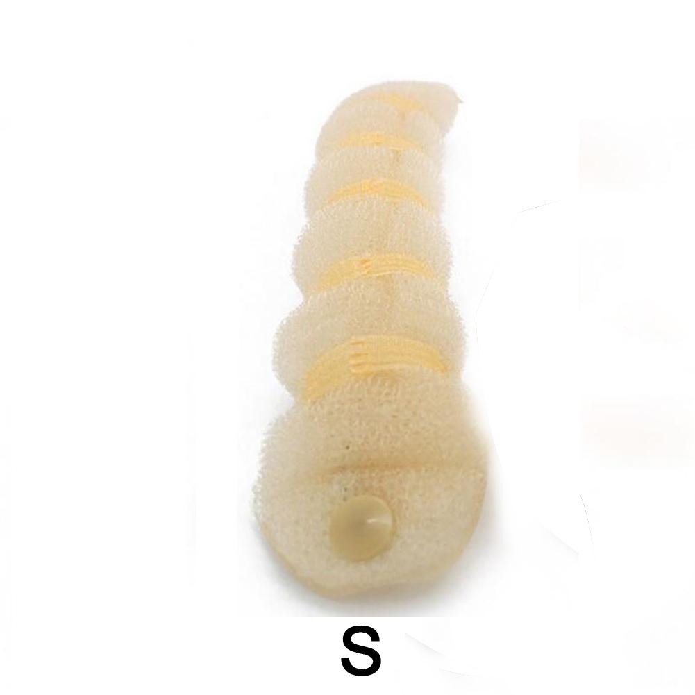 

ALL-FASHION-MALL Женская форма гусеницы, держатель для быстрого изготовления булочек, аксессуары для волос в виде шара S бежевый