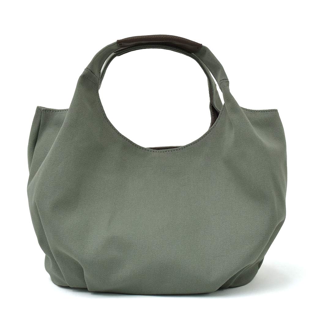 Gratante Canvas Tote Bag Mini Tote Bag for Women Mini Tote Petite Size Tote Bag Casual Commuting Bag Affordable Bag Genuine Leather Bag Cute Popular