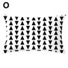 Black White Cushion Cover Home Decor Pillowcase Geometric Pattern