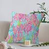 Fashion L-Lilly pulitzer Anime Personalized Pillow Cover Kids Bedroom Wild Party Decor Pillowcase kid Birthday shower Gift