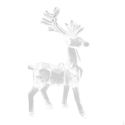 Akryl Renfigur för Jul, Dekorativ Prydnadshylla