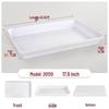 White Melamine Rectangular Commercial Serving Tray