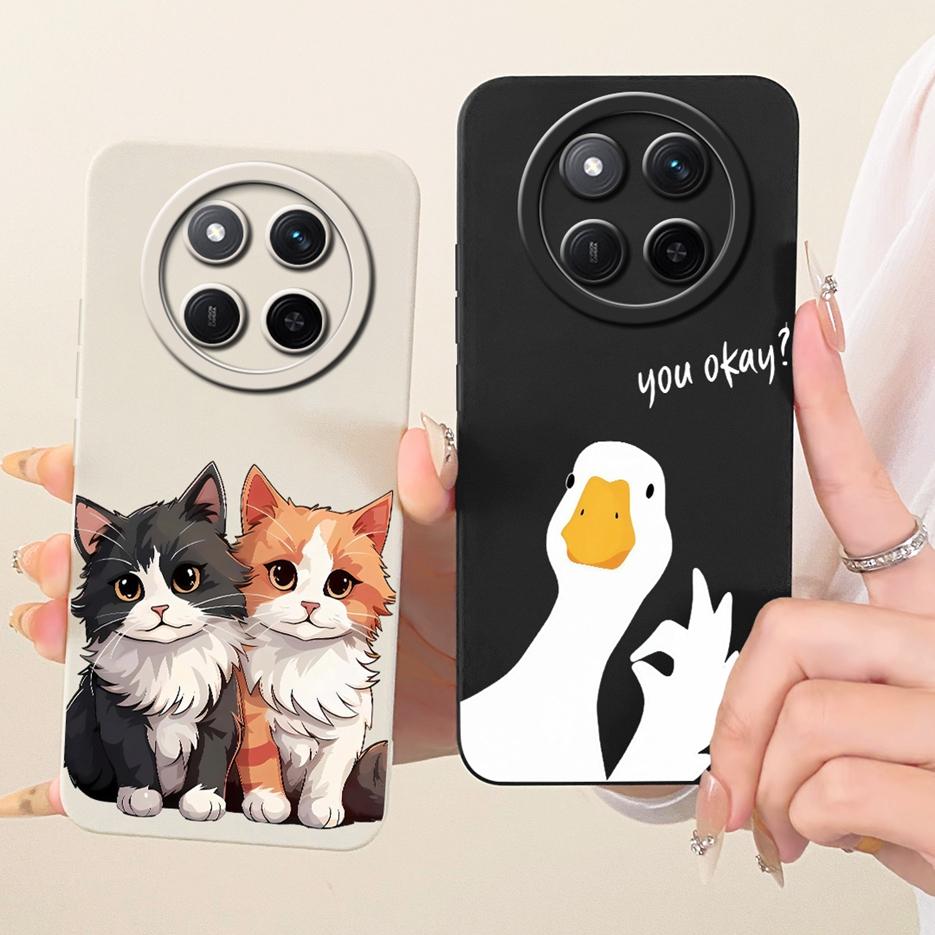For Honor Magic7 Lite Case HonorX9C Cute Rabbit Cartoon Painted Cover Soft TPU Phone Case For Honor X9C Smart Magic 7 Lite Shell