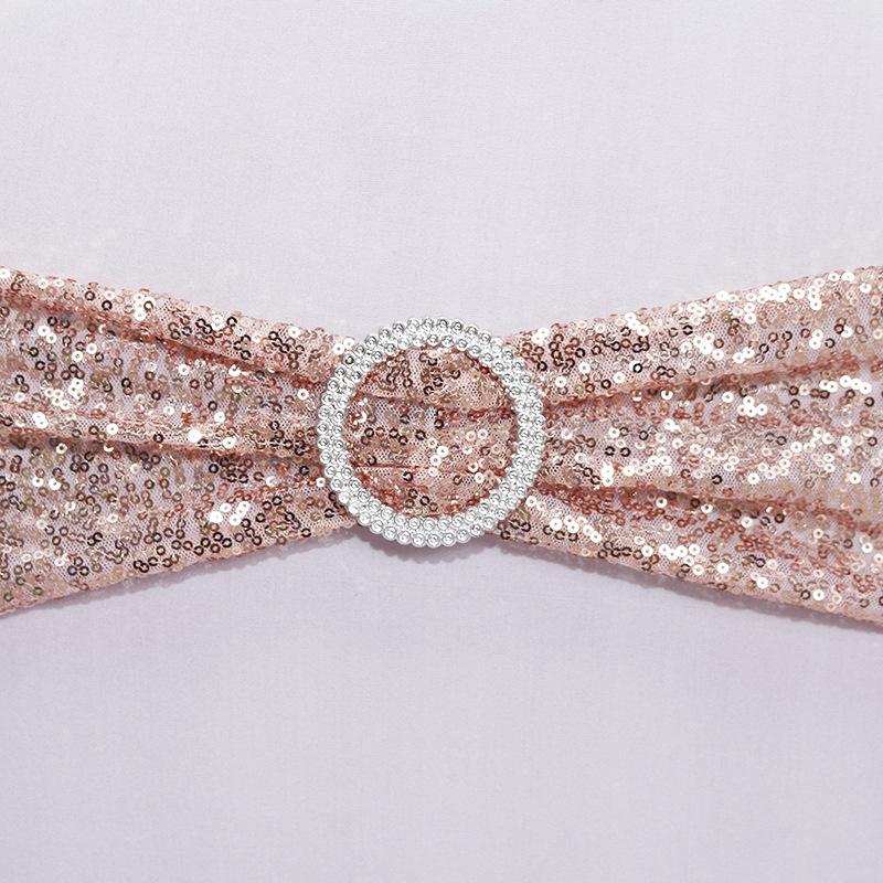 Rose Gold Silver Blue Pink Glitter Sequin Chair Bands Spandex Chair Sashes Elastic Chair Bow Ribbon With Buckle Wedding Birthday Party Decor Rose Gold Silver Blue Pink Glitter Sequin Chair Bands Spandex Chair Sashes Elastic Chair Bow Ribbon With Buckle Wedding Birthday Party Decor