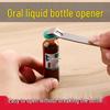 Multifunctional Portable Bottle Opener: Opens Oral Liquid, Medicine, Beer, Penicillin Caps.