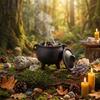 Retro Incense Stick Stove Black Three Legs Pot Creative Aromatherapy Stove  Halloween Decoration