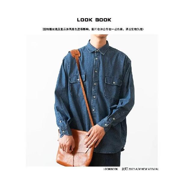 

2024 Весна и осень PU красивое пальто мужское Ins High Street модный бренд Гонконгский стиль японский стиль Харадзюку корейский стиль модная свободная куртка 2XL синий