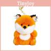 Cute Animal Fox Doll With Polyester Filling For Kids Backpack Accessory