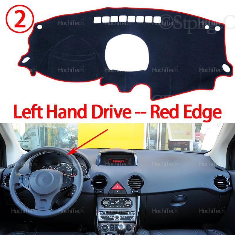 Dashboard Cover for Renault Koleos 1 HY 2008~2016 Samsung QM5 Car Dashboard Cover Avoid Light Pad Trument Panel Mat Carpets