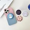 Koreanisch Niedlich Leopardenmuster Cartoon Mädchen Tier Magnetischer Halter Griptok Handy Ständer Halterung Für iPhone 16 Für Magsafe Zubehör