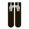 Socks Unisex Cotton Medium Socks ComfortableCartoon Cat Egg Socks Cute And Funny