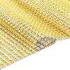 Wedding party Home Decor Rhinestone     Mesh Wrap   Gold