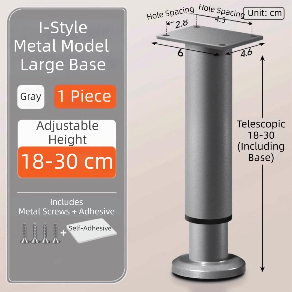 Adjustable Height Furniture Support Legs Heavy-Duty Bed Beam Support Leg  Bed Bottom