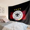 1 Stück Frankreich Fußball-Emblem Wandteppich zum Aufhängen für Schlafzimmer, Wohnzimmer, Spielzimmer, Dekorations-Kunstzimmer Wandteppich Feiertags- und Geburtstagsgeschenke