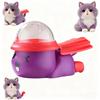 Cute Bear Plane Pet Food-dispensing Toy - Press Rotate Design for IQ Training, for Cats Dogs Self-amusement, Durable Pet Gift
