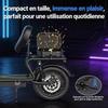 Elektroroller mit Sitz - 500W Motor - Maximale Reichweite 64km - Geschwindigkeit 35 km/h - 20,8 Ah - Zwei 14"-Räder