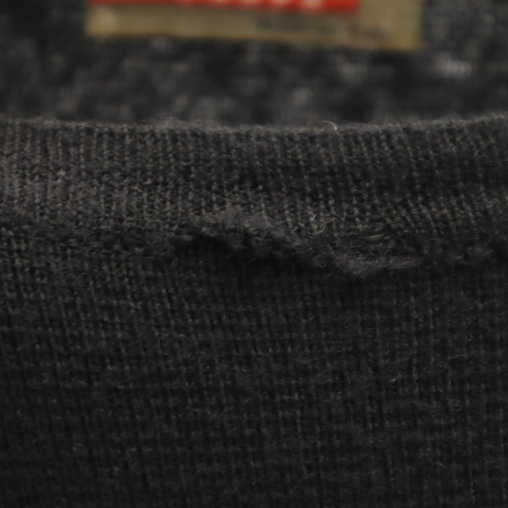 PRADA SPORTS made in Italy Long sleeve sweater 48 black knit Men's Used